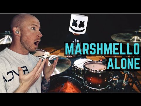 Drummer Reacts To - Marshmello - Alone Matt Mcguire Drum Cover First Time Hearing