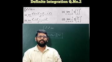 EAMCET -JEE/MATHS/DEFINITE INTEGRATION/Q.NO.2/LIMIT SERIES/SHORTS