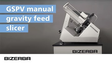 Bizerba GSPV Manual Gravity feed slicer