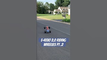 Traxxas E-Revo 2.0 Riding Wheelies pt. 2