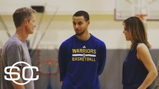 Warriors' Steph Curry And Steve Kerr Have A Free Throw Rivalry | SportsCenter | ESPN Archives