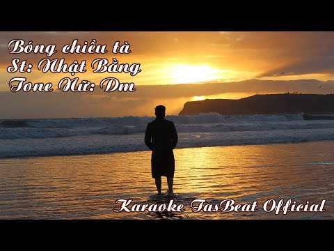 Karaoke Bóng Chiều Tà Tone Nữ | TAS BEAT