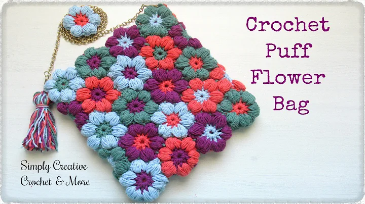 Learn to Crochet a Stunning Puff Flower Bag