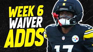 10+ MUST ADD Fantasy Football Waiver Wire Players Before Week 6