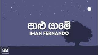 Paalu Yaame - (Ma Sonduriya Aayeth pena maane) Iman Fernando | Lyrics Video