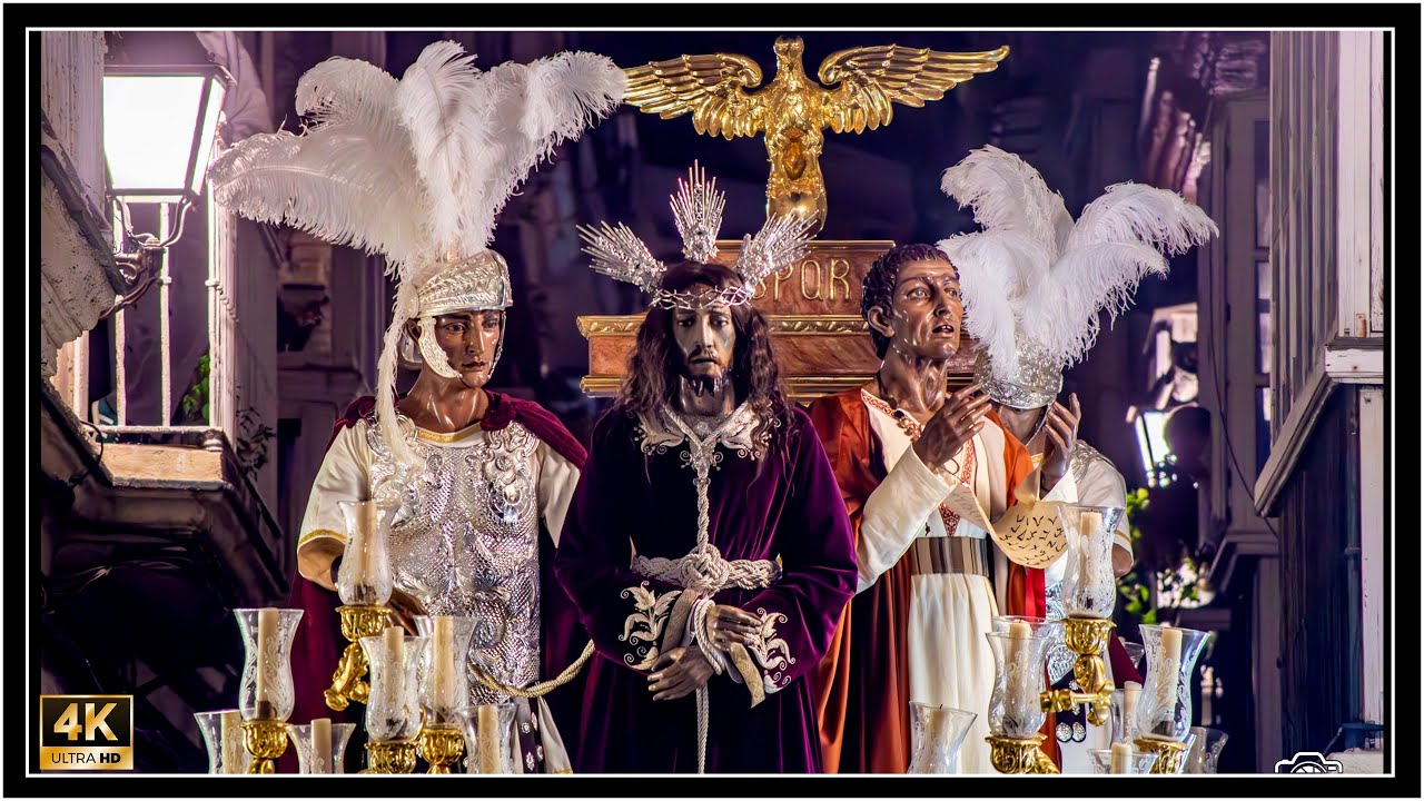 4K | SENTENCIA PLAZA LAS CANASTAS | SEMANA SANTA 2024 CÁDIZ| BCT ELEVACIÓN CIUDAD REAL