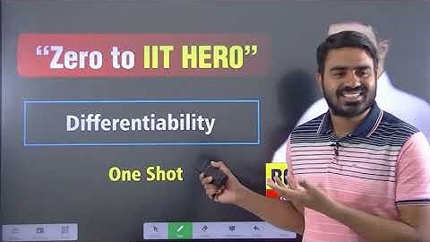 JEE Main 2023 Crash Course L16 | Differentiability | One Shot | IIT | Effective Tyari | Hindi Medium