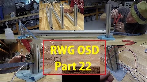 RWG-OSD # 22 Threading The Extruded AL Electrical Needle ;) Egh!