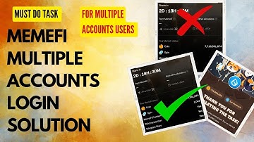 Memefi Multiple Accounts OKX Connect |Memefi Wallet Connection Problem |Memefi Telegram login in OKX