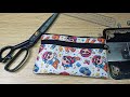 हैंड पर्स कैसे बनाएं | Beautiful zipper hand purse cutting and stitching | mobile Purse kaise banaye