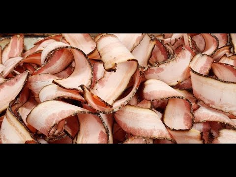 Homemade Smoked Bacon, from curing to smoking #smokedbacon #smokedmeat #bacon