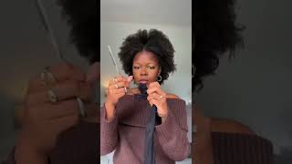 How cute is this hairstyle? #afropuff #afrohair #cutehairstyle #hairstyle #highpuff