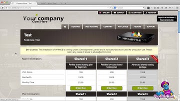 WHMCS themes - easy to use responsive HTML snippets code