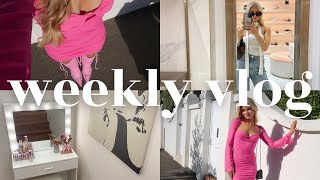 WEEKLY VLOG: living glamorously - shopping, champagne, hot girl walks