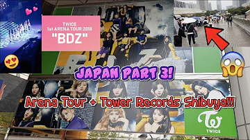 [VLOG] TWICE Arena Tour Chiba! + BDZ Tower Records Shopping | Japan Part 3