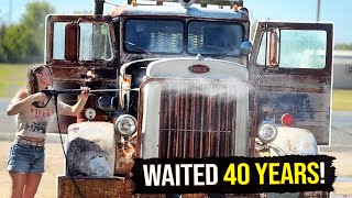 картинка: ПЕРВАЯ МОЙКА нашего ОЧЕНЬ РЕДКОГО Peterbilt 350!