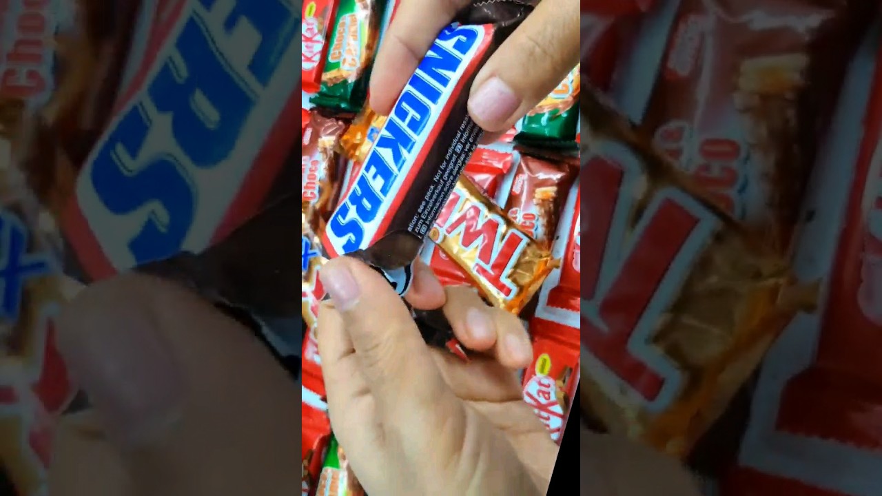 Snickers Video ASMR new video chocolate bar Snickers Please watch the video to the end ...