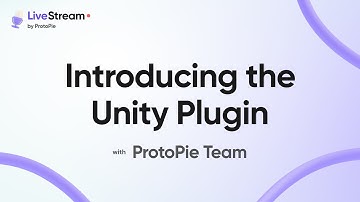 ProtoPie Livestream: Interactive Prototyping Made Easy with Unity Plugin | 3D Car & Game UI Demos