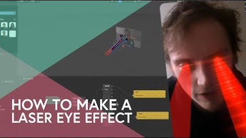How to create Eye Lasers | Spark AR Studio