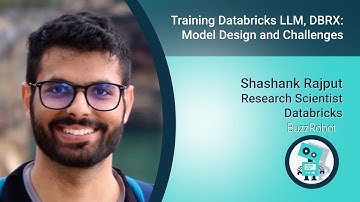 Databricks LLM, DBRX: Model design and challenges. The lecture for the @BuzzRobot  community
