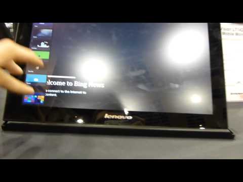 Lenovo ThinkVision LT1423p vezeték nélküli monitor bemutató videó @ CES 2013 | Tech2.hu