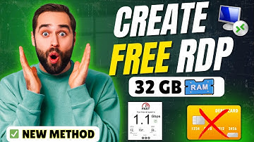 ✅ Free Windows RDP | 32GB RAM | Unlimited Access Trick