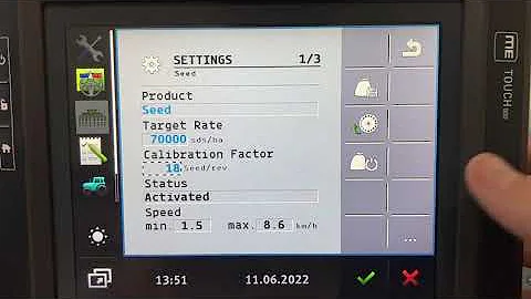 Calibrating the Seed on a Muller Planter Screen