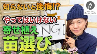 【寄せ植えのコツ】あなたも間違えてるかも！？寄せ植えの苗選びを解説！【園芸】【ガーデニング】 #78