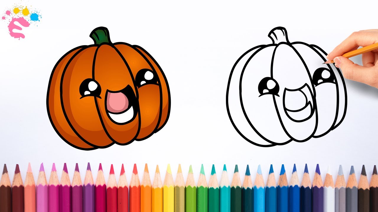 How to Draw a Pumpkin: Easy Pumpkin Drawing Tutorial