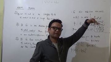 IIT JAM / TIFR / NBHM / NET...#Automorphism_Center_and_Subgroups...