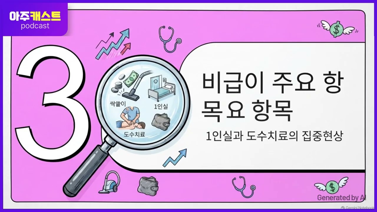 하반기 병원급 비급여 진료비 7500억 육박…상급병실료·도수치료가 싹쓸이