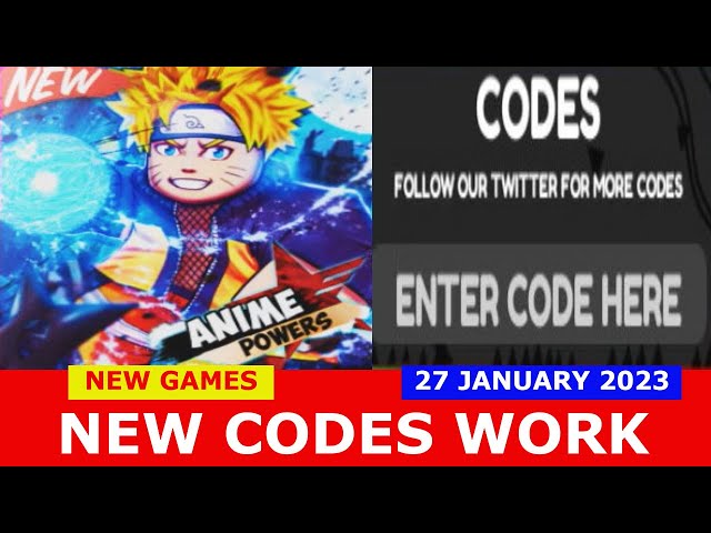 Anime Power Simulator Codes - Roblox December 2023 