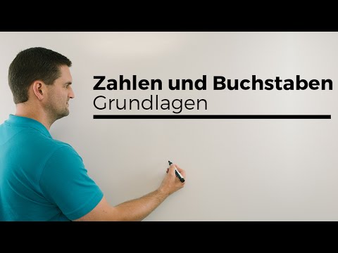 Video: Wie übersetzt Man Einen Buchstaben In Eine Zahl