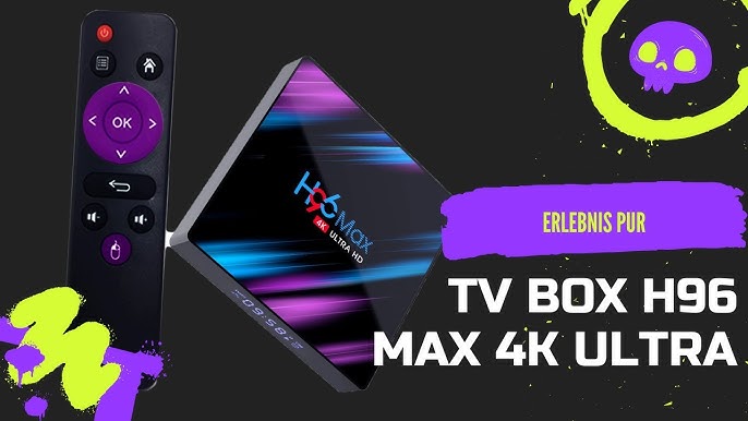 Boîtier Smart TV Boom Q96 MAX - 4K, 2.4/5G, Android 10.0, WiFi