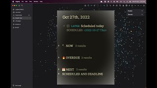 Customise Daily Notes Page in Logseq for GTD