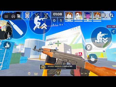 Roblox BloxStrike Mobile New Update Nuke Map Gameplay - Roblox CSGO Mobile Roblox