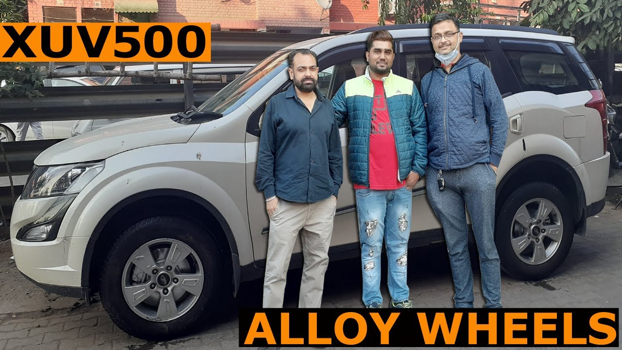 Alloy Wheels for XUV500 Used Car Parts Purchase from Burail Market Chandigarh. YouTube