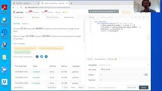 Leetcode Q58 In Python Super Fast, Iq136. Ace Your Job Interview.