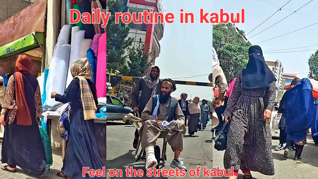 Daily routine in kabul city 2023 Feel on the streets of kabul Kabul