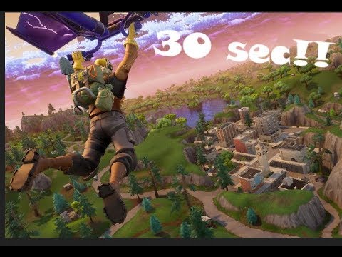 Shortest fortnite match of all time!!! - YouTube