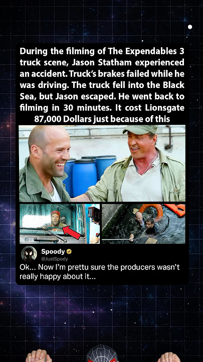 During the filming of The Expendables 3 (2014), Jason Statham lost 87K Dollars because