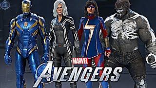 Marvel's Avengers Game - ALL Alternate Suits in the Beta!