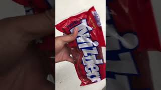 Satisfying Twizzlers Snacks 🔊😍 #asmr #fyshorts #asmrsounds #snacks