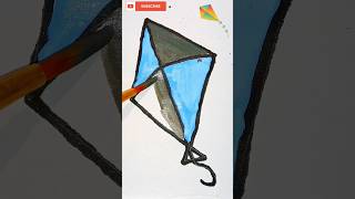 How To Make a Kite 🪁 That Can Fly |THE YOUNG ARTIST| #kite #viral #trending #satisfying #art