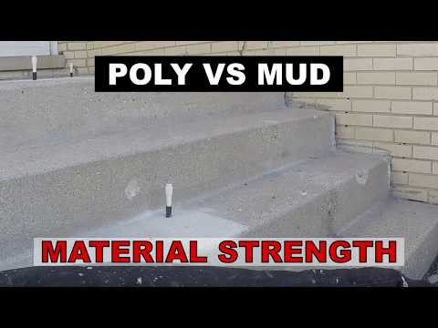 Polyurethane Concrete Raising VS Mudjacking Part 2:  Material Strength