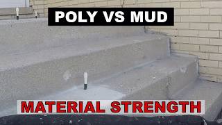 Polyurethane Concrete Raising VS Mudjacking Part 2:  Material Strength