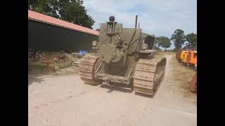 19343 WW2 Caterpillar D8  8R @ HappyOldIron Antique tractors in Belgium
