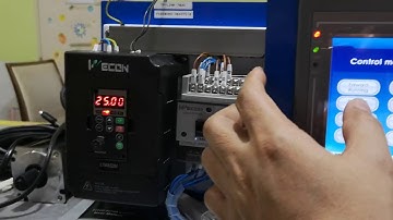 Wecon Inverter (VFD) Conects to HMI  and PLC