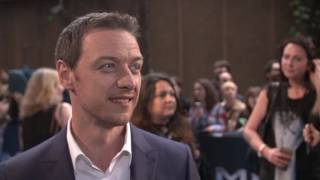 X-Men Apocalypse James Mcavoy Charles Xavier Red Carpet Movie Premiere Interview Screenslam
