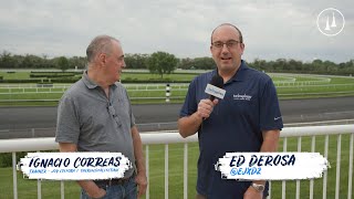 Ed DeRosa talks with Ignacio Correas about his G1 starters